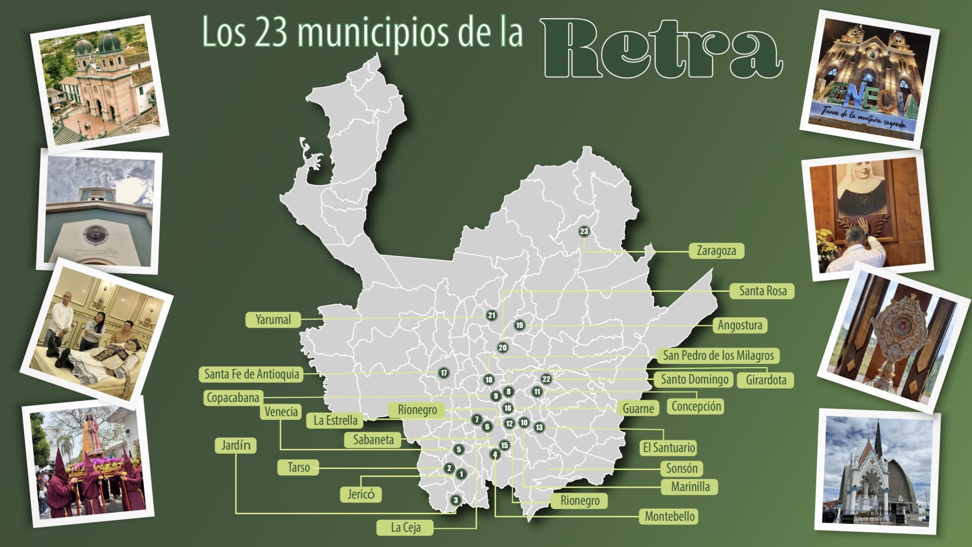 Imagen destacada - LOS 23 MUNICIPIOS DE LA RETRA – GOBERNACIÓN DE ANTIOQUIA