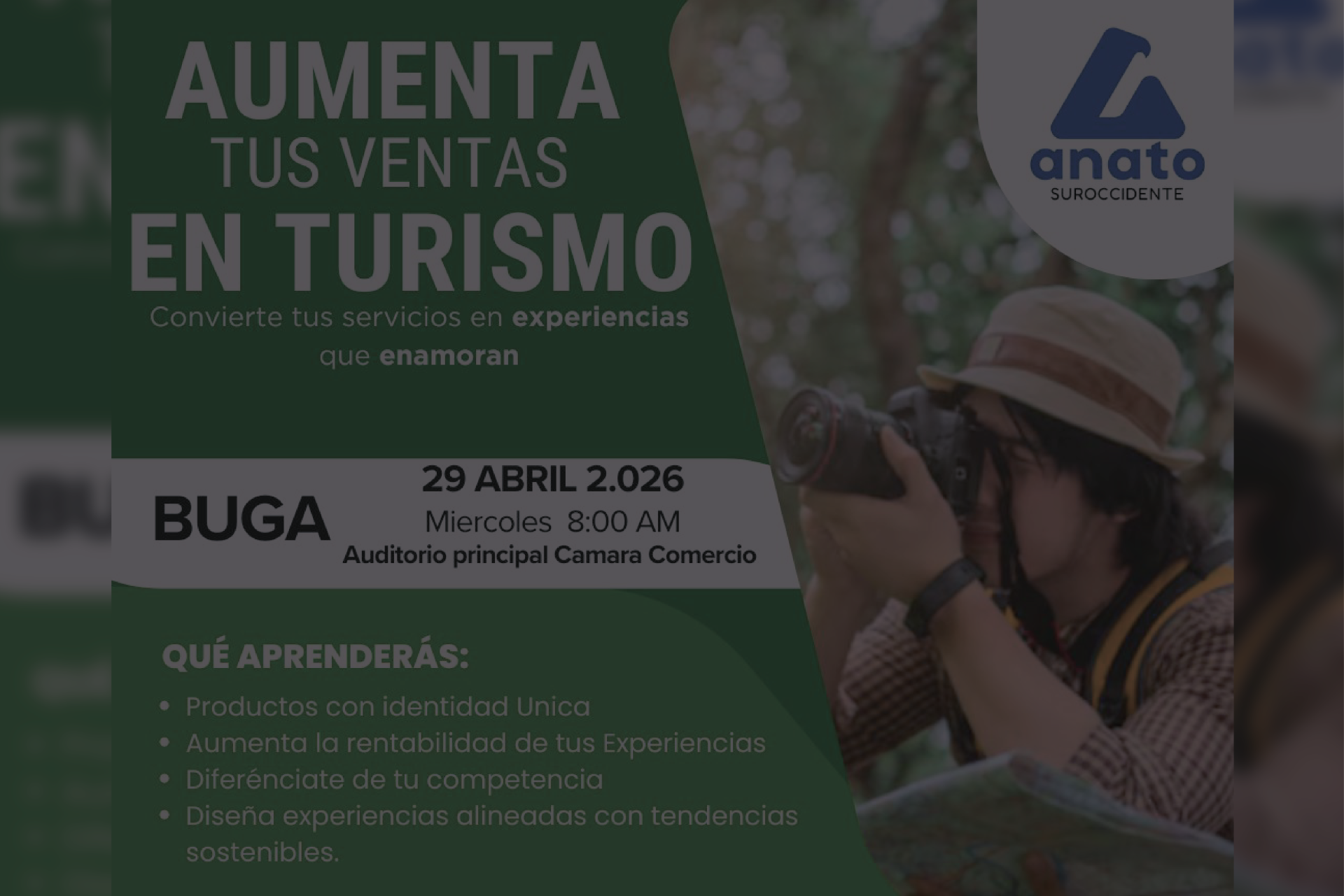 Banner - AUMENTA TUS VENTAS EN TURISMO